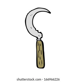 Cartoon-Sichel