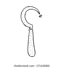 Cartoon-Sichel