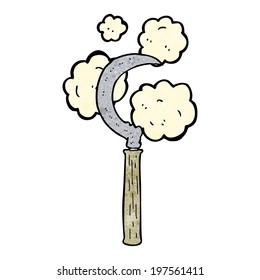 Cartoon-Sichel