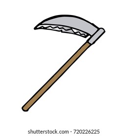 Cartoon of sickle