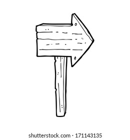 Cartoon-Schild