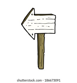 Cartoon-Schild