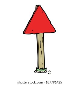 cartoon sign post