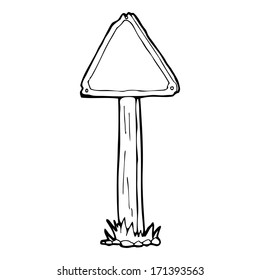 cartoon signpost