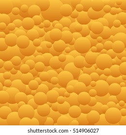 The cartoon simple many orange gradient circles texture background