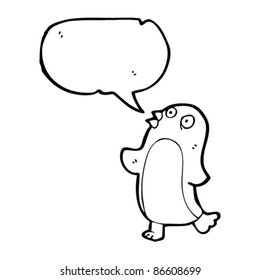 canto de dibujos animados, pingüino bailador