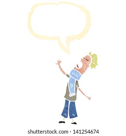 cartoon singing man