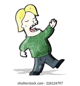 cantante de caricatura