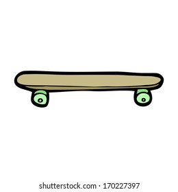 patineta de dibujos animados