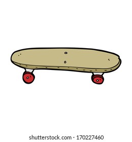 cartoon skateboard