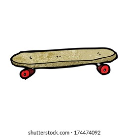cartoon skateboard
