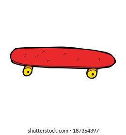 Cartoon-Skateboard