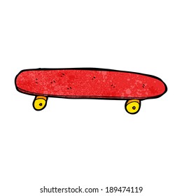 patineta de dibujos animados