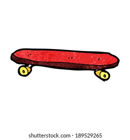 patineta de dibujos animados