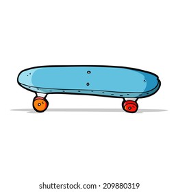cartoon skateboard