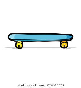 patineta de dibujos animados