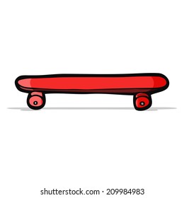 cartoon skateboard