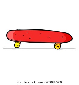 cartoon skateboard