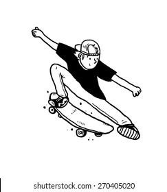 4,119 Skater doodles Images, Stock Photos & Vectors | Shutterstock