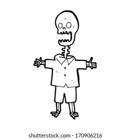 cartoon skeleton