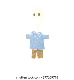 cartoon skeleton
