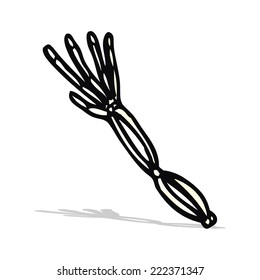 Cartoon-Skelettarm