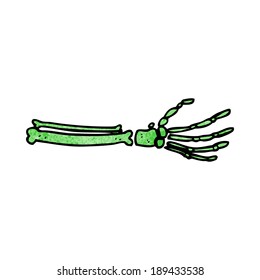 cartoon skeleton hand