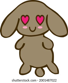 Cartoon Sketch Dog with transparent background