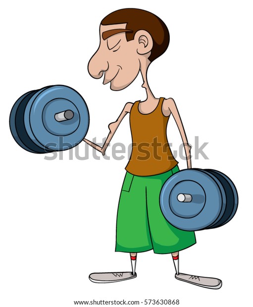 Vector de stock (libre de regalías) sobre Cartoon Skinny Man ...