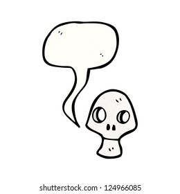 cartoon skull