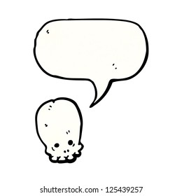 cartoon skull
