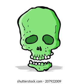 cráneo de caricatura
