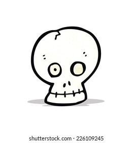 cartoon skull