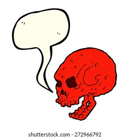 cartoon skull