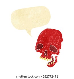 cartoon skull