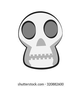 Cartoon skull