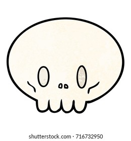 cartoon skull
