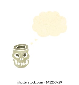cartoon skull bowl