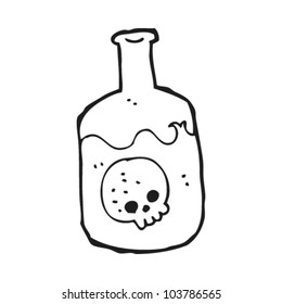cartoon skull in jar cartoon skull in jar