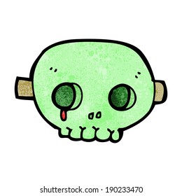 cartoon skull mask