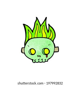 cartoon skull mask
