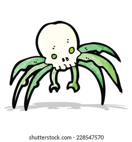 cartoon skull monster