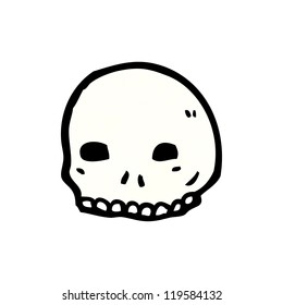 cartoon skull symbol