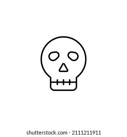 Cartoon skull vector icon set  Human skull silhouette, vector illustration
Cartoon skull  vector icon set
