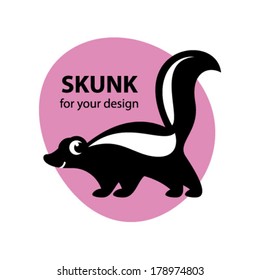 Cartoon skunk