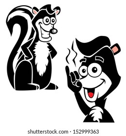 Cartoon Skunks