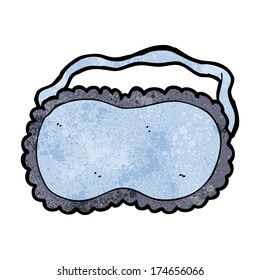 máscara de sueño de dibujos animados