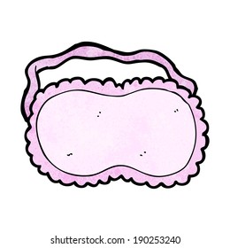 máscara de sueño de dibujos animados