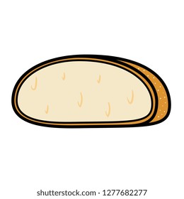 Cartoon Slice of Bread