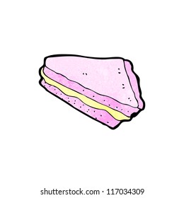 cartoon slice of cake
